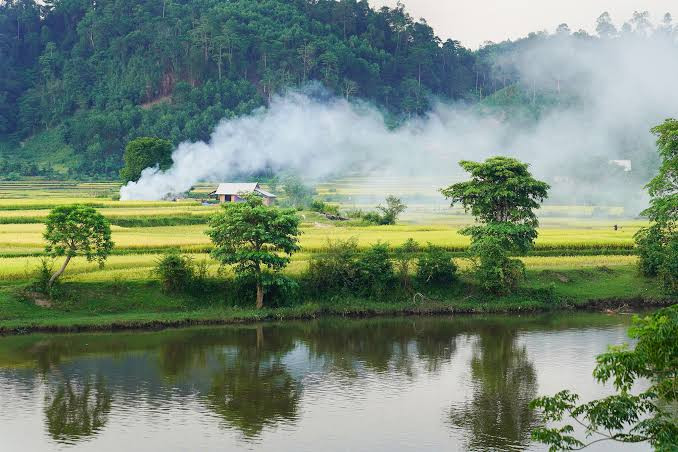 Cảnh đẹp đến nao lòng. Ảnh: báo Nghệ An