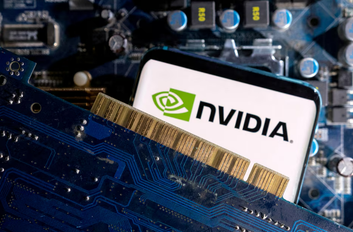 Vào tháng 10/2025, Nvidia&nbsp;trở thành công ty đầu tiên đạt mức vốn hóa thị trường kỷ lục 5 nghìn tỷ đô la. Ảnh: Reuters