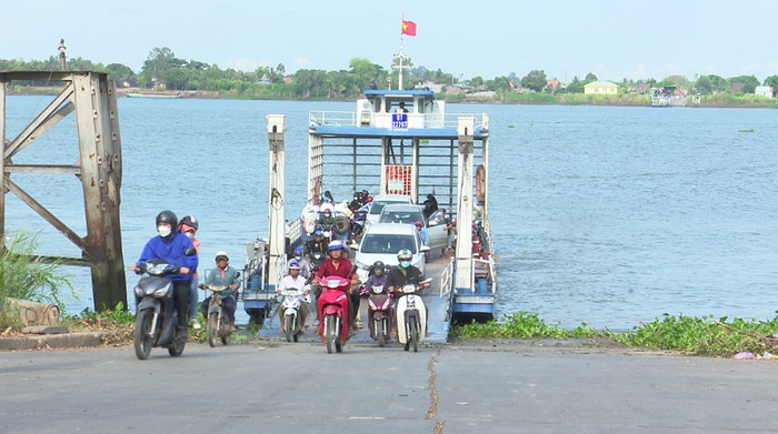 Bến phà An Phong – Tân Bình, Đồng Tháp. Ảnh: reatimes.vn