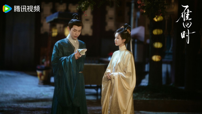 Nhạn Hồi Thời do Trần Đô Linh và Tân Vân Lai đóng chính. Ảnh: Weibo&nbsp;