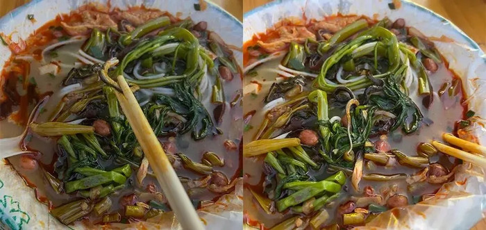 Tưởng là mộc nhĩ, người phụ nữ sốc nặng khi nhìn kỹ thứ nằm trong bát bún Ảnh 2