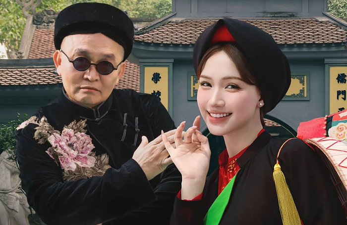 NSƯT Xuân Hinh trong MV Bắc Bling của Hòa Minzy và Tuấn Cry từng được xem là một 'cú nổ' đặc biệt.