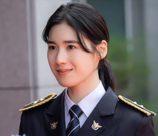 Jung Eun Chae vào vai nữ cảnh sát kỳ cựu Joo Hye Ra trong Flex x Cop 2.