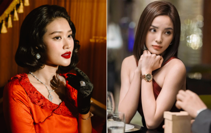 Thiên Ân liên tiếp ghi dấu ấn với các dự án điện ảnh, trong khi Kỳ Duyên cũng từng bước khẳng định bản thân trên màn ảnh rộng. Ảnh: MXH