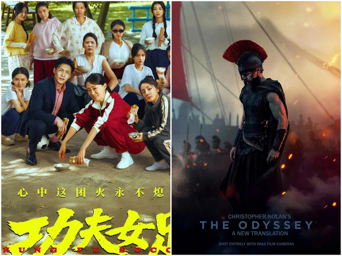 The Odyssey và Kung Fu Nữ Túc trở thành hai cái tên nổi bật nhất trên đường đua phòng vé toàn cầu mùa hè 2026.