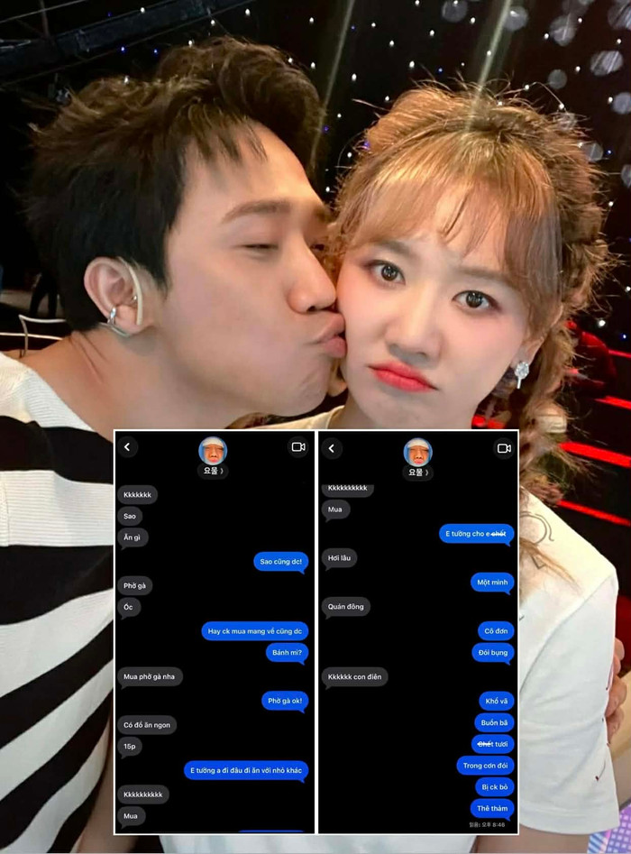 Hari Won khiến người hâm mộ thích thú khi chia sẻ lên trang cá nhân đoạn hội thoại đời thường với ông xã Trấn Thành.