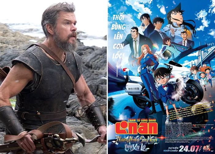 The Odyssey và Conan Movie 29 trở thành hai đầu tàu kéo khán giả đến rạp trong những ngày cuối tháng 7. Ảnh: NSX.