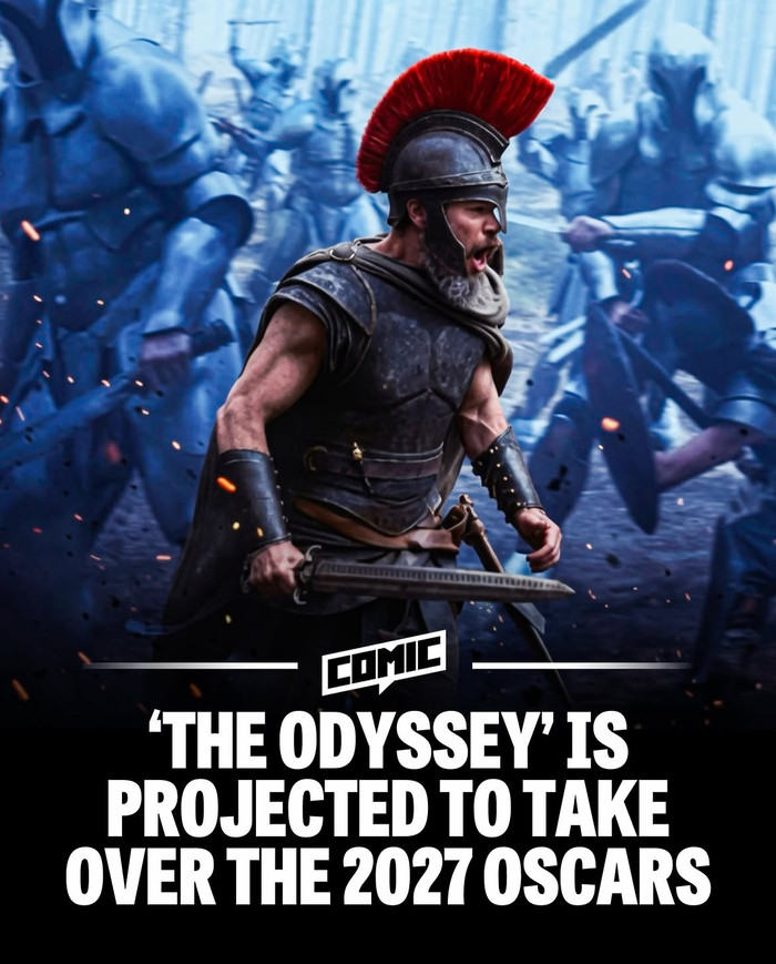 The Odyssey nhanh chóng trở thành tâm điểm của các dự đoán Oscar 2027 chỉ ít ngày sau khi ra rạp. Ảnh: Comic.