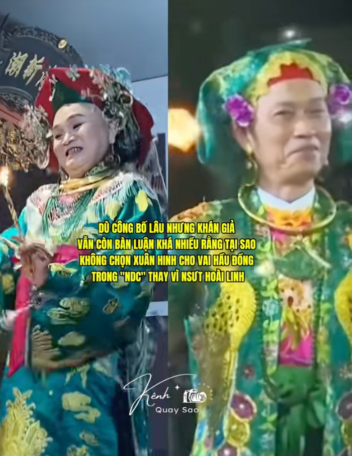 Một bài đăng trên TikTok đang tạo nên cuộc tranh cãi liên quan đến vai diễn của Hoài Linh. (Ảnh chụp màn hình TikTok Kênh Quay Sao)
