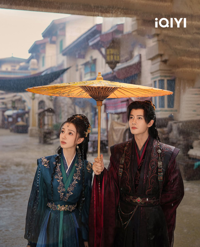 Giai Ngẫu Thiên Thành do Nhậm Gia Luân, Vương Hạc Nhuận&nbsp;đóng chính. Ảnh: Weibo&nbsp;