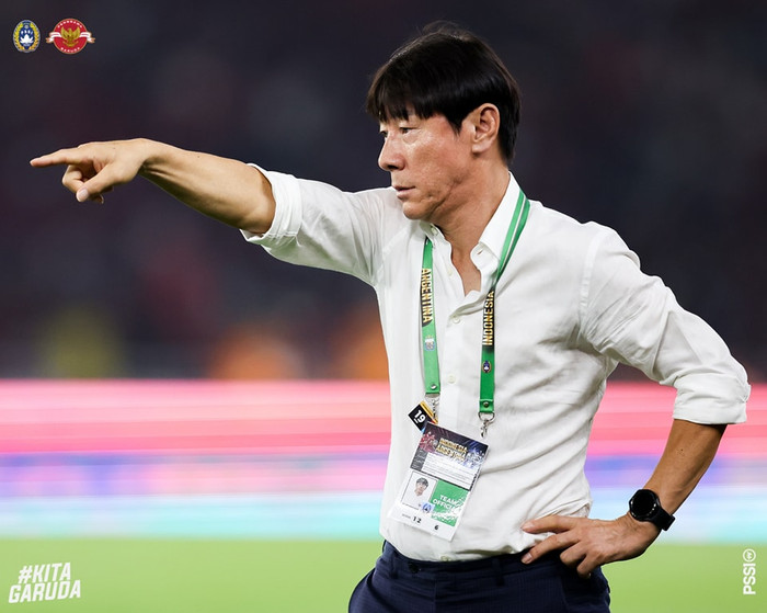 HLV Shin Tae Yong được cho là đang đối mặt với nguy cơ nhận án kỷ luật rất nặng từ Liên đoàn Bóng đá Hàn Quốc (KFA), sau những lùm xùm xảy ra trong thời gian ông dẫn dắt CLB Ulsan HD. Ảnh: PSSI