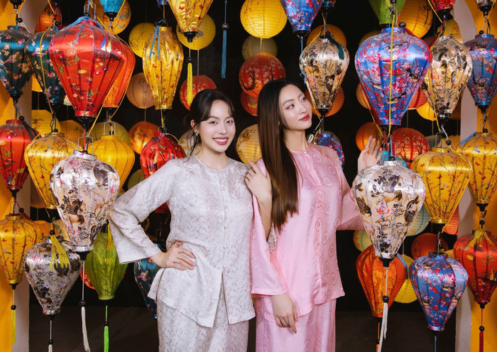 Thanh Thủy và Lương Thùy Linh luôn ủng hộ, quan tâm đến đối phương trong công việc lẫn đời tư. Ảnh: FBNV