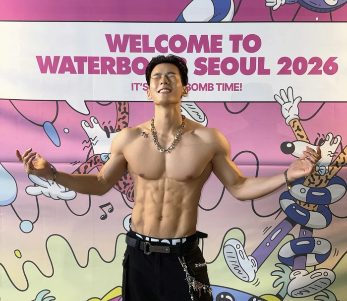 HUTA (BTOB) 'đốt nóng' WATERBOMB Seoul 2026 với màn khoe hình thể cực phẩm Ảnh 1