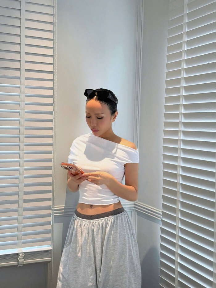 Diệu Nhi diện croptop khoe eo thon, nhan sắc đời thường gây chú ý Ảnh 1