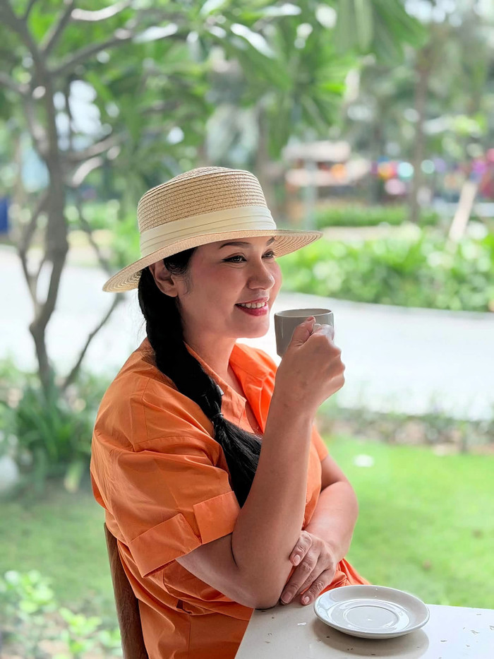 Quan niệm sống hiện tại của Việt Trinh khiến nhiều khán giả suy ngẫm. Ảnh: FBNV.