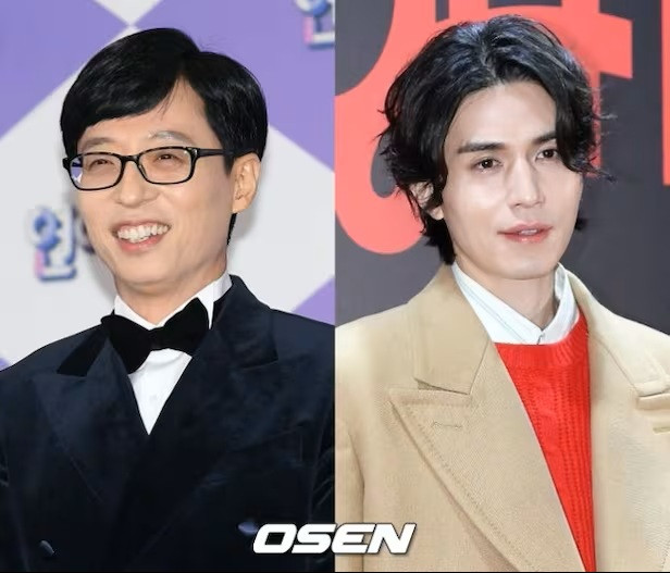 Yoo Jae Suk và Lee Dong Wook có mối quan hệ thân thiết. (Ảnh từ Osen)