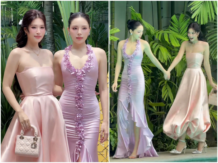 Những khoảnh khắc giữa Kỳ Duyên và Thiên Ân trong sự kiện gần đây nhanh chóng thu hút hơn 2,5 triệu lượt xem trên các nền tảng mạng xã hội. Ảnh: FBNV.