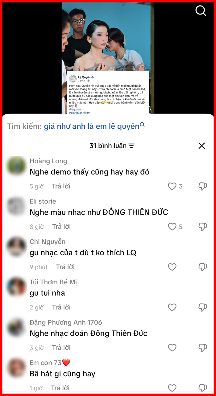 Ca khúc nhận được những phản hồi tích cực dù mới nhá hàng những giai điệu đầu tiên.