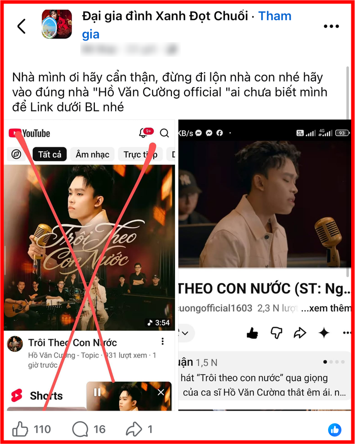 MV mới của Hồ Văn Cường bị đăng tải trái phép trên các kênh YouTube.
