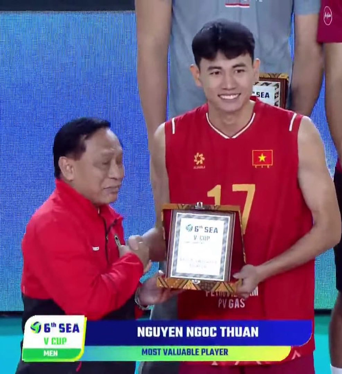 Nguyễn Ngọc Thuân có màn trình diễn bùng nổ khi ghi tới 31 điểm trước Thái Lan.&nbsp;