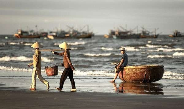 Làng chài Xuân Thuỷ. Ảnh: Sưu tầm Internet