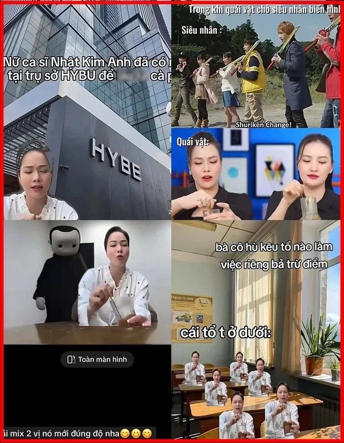 Nhật Kim Anh phủ sóng MXH những ngày qua khi trở thành nhân vật bị chế trong loạt clip tương tác cực khủng.