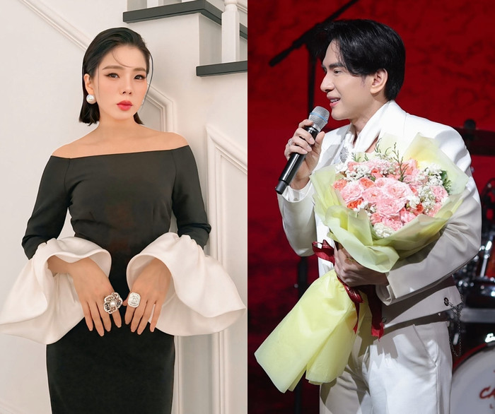 Lệ Quyên và Đan Trường có mối quan hệ đồng nghiệp thân thiết.