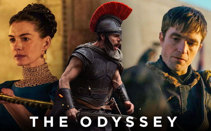 Matt Damon dẫn dắt hành trình sử thi của Odysseus trong bộ phim đang lập hàng loạt kỷ lục doanh thu của Christopher Nolan. Ảnh: Universal.