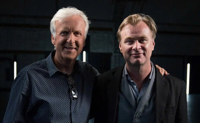 James Cameron và Christopher Nolan được đặt lên bàn cân khi cùng biến những dự án quy mô lớn thành các sự kiện điện ảnh toàn cầu. Ảnh: Michael Moriatis/AMC.