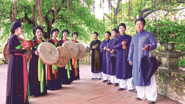 Dân ca Quan họ Bắc Ninh. Ảnh: báo Chính Phủ