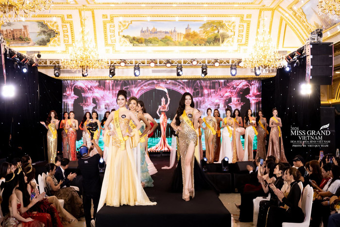 Khán giả đang trông ngóng màn thể hiện của các thí sinh vào chung kết Miss Grand Vietnam 2026 diễn ra trong thời gian sắp tới. Ảnh: Miss Grand Vietnam