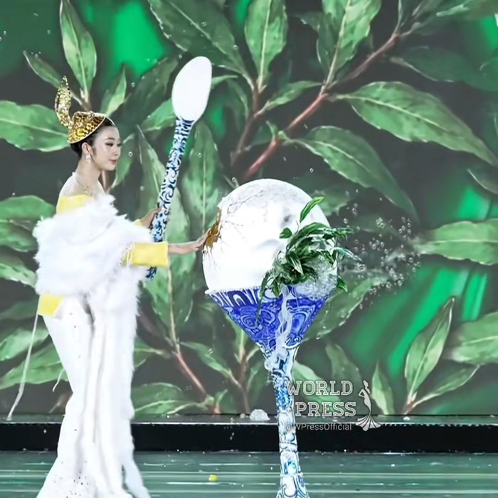 Tranh cãi trang phục dân tộc hột vịt lộn ở bán kết Miss Grand Vietnam: 'Vậy mà cũng được gọi là thiết kế' Ảnh 2