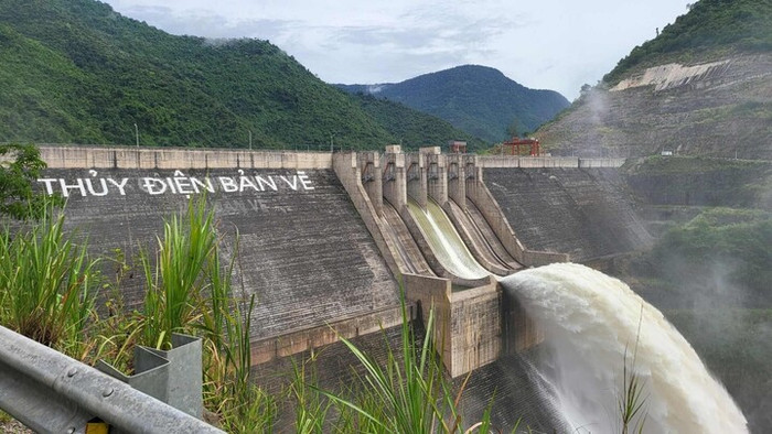 Hồ Thủy điện Bản Vẽ. Ảnh: báo Nghệ An