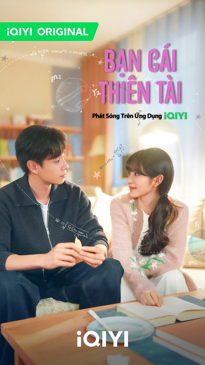 Bạn Gái Thiên Tài được chú ý nhờ sự kết hợp giữa Điền Hi Vi và Hồ Nhất Thiên trong dòng phim ngôn tình hiện đại. Ảnh: iQIYI.