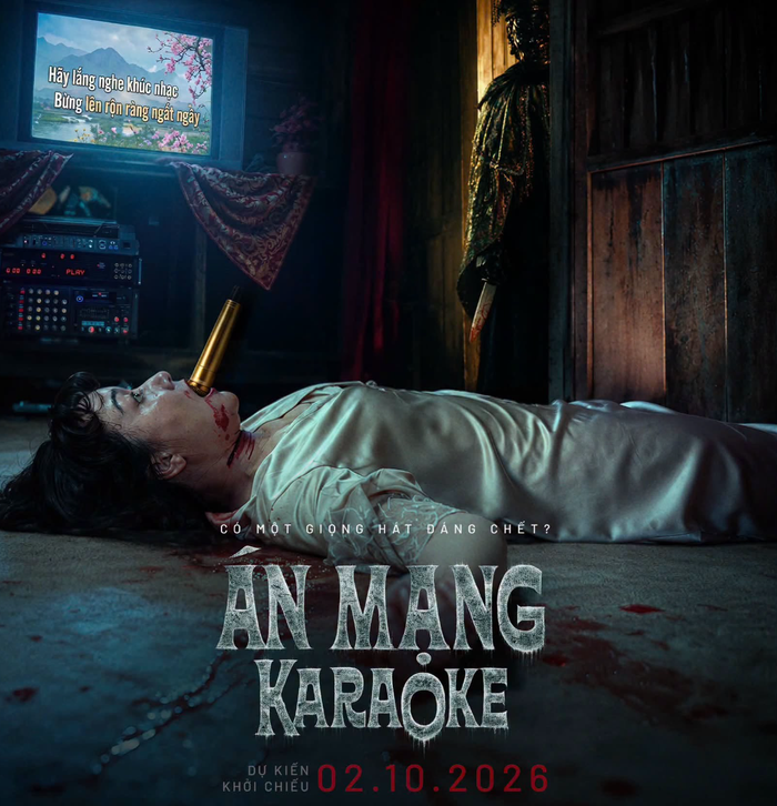 Án Mạng Karaoke dự kiến khởi chiếu tại các rạp trên toàn quốc từ ngày 2/10/2026. Ảnh: NSX