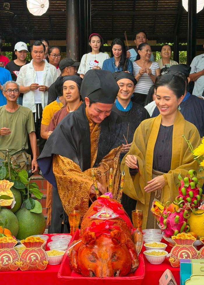 Lễ khai máy dự án Bộ Tứ Phá Án. Ảnh: FBNV