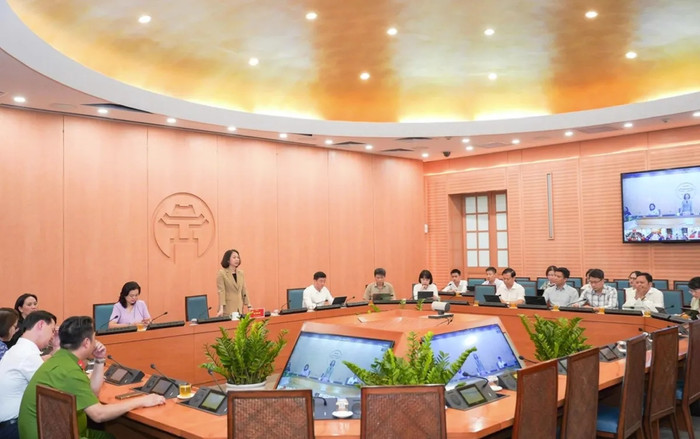 Hà Nội ra mắt Hệ thống cơ sở dữ liệu về dinh dưỡng và an toàn thực phẩm học đường.Ảnh: Phạm Linh.&nbsp;