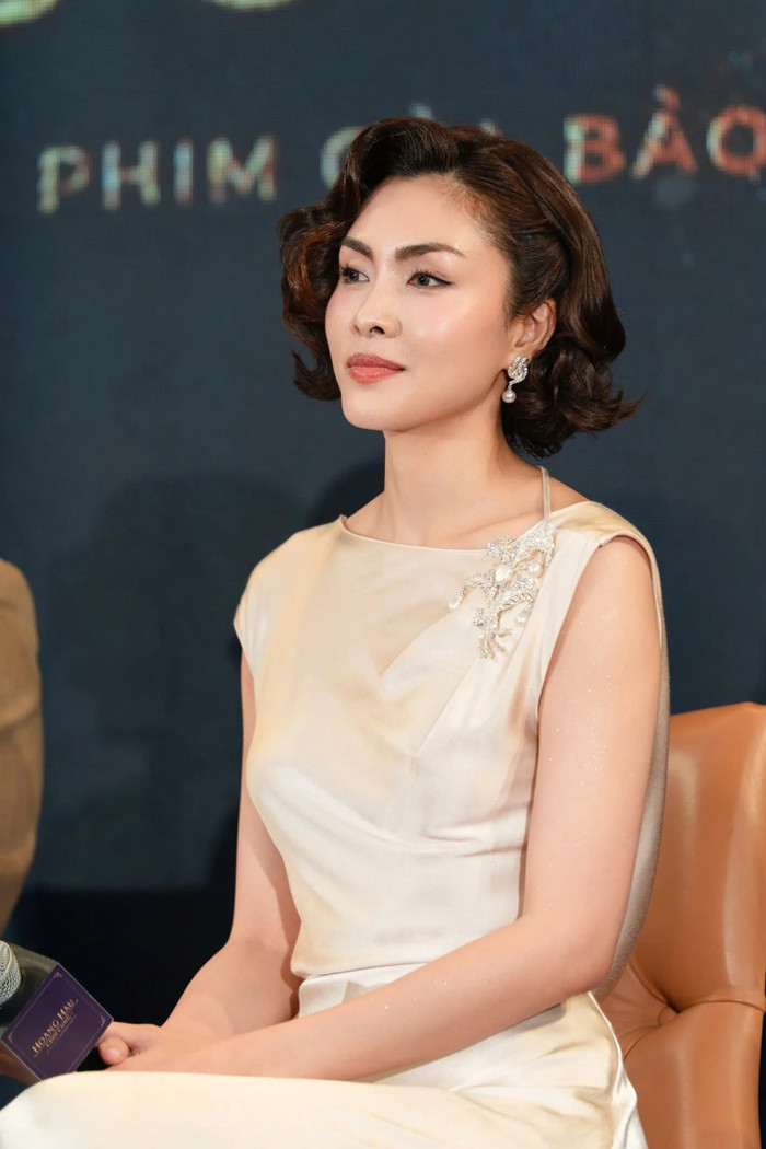 Với vị thế hiện tại, việc Tăng Thanh Hà tham gia vào một MV ca nhạc là điều gần như không thể xảy ra (Ảnh: BTC họp báo ra mắt phim Hoàng Hậu Cuối Cùng).