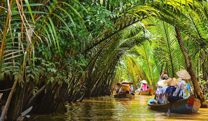 Cảnh đẹp ở cù lao Thới Sơn.