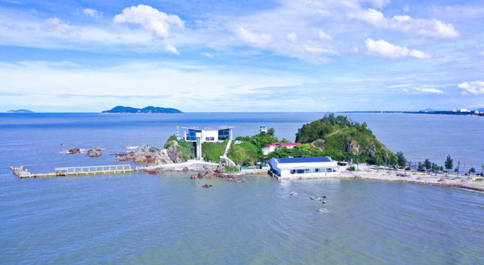 Cảnh đẹp ở đảo Lan Châu.