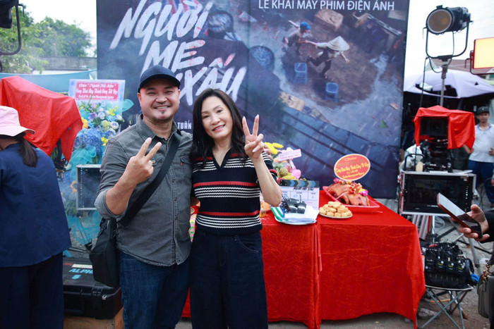 Nghệ sĩ Hồng Đào hợp tác với đạo diễn Hoàng Tuấn Cường sau nhiều lần lỡ hẹn. Ảnh: FBNV