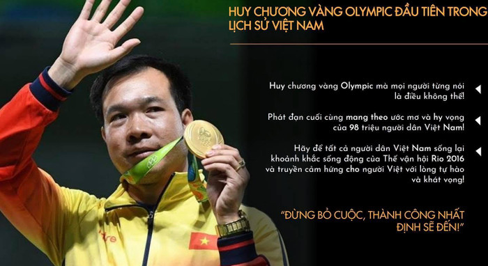 Viên đạn cuối cùng lấy cảm hứng từ hành trình giành HCV Olympic lịch sử của xạ thủ Hoàng Xuân Vinh. Ảnh: ĐPCC.