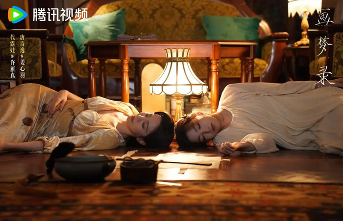 Tác phẩm có sự tham gia của Đại Lộ Oa và Đường Thi Dật. Ảnh: Weibo&nbsp;