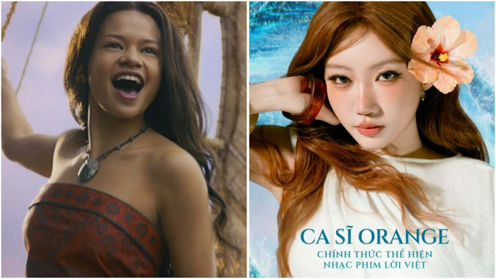 Orange xác nhận tham gia thể hiện các ca khúc trong phiên bản tiếng Việt của Moana Live Action. Ảnh: Disney/ FBNV