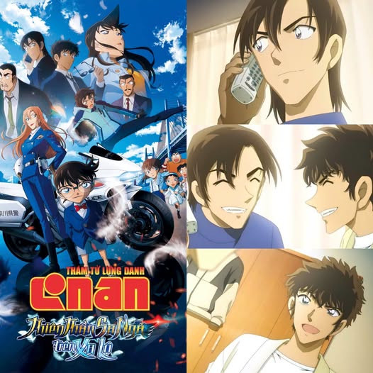 Conan Movie 29 gây tranh luận khi tăng cường các pha hành động và rượt đuổi, thay vì tập trung vào yếu tố suy luận truyền thống. Ảnh: NSX.