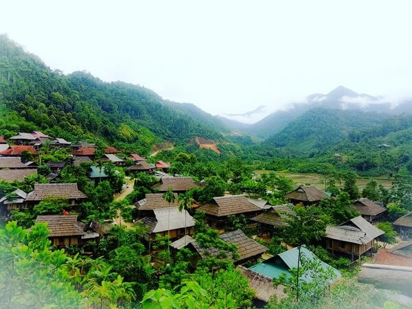 Vẻ đẹp của bản Xiềng. Ảnh: toplistnghean.vn