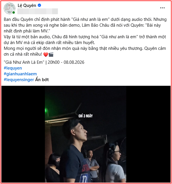 Lệ Quyên quyết định thay đổi sau câu nói của Lâm Bảo Châu Ảnh 2