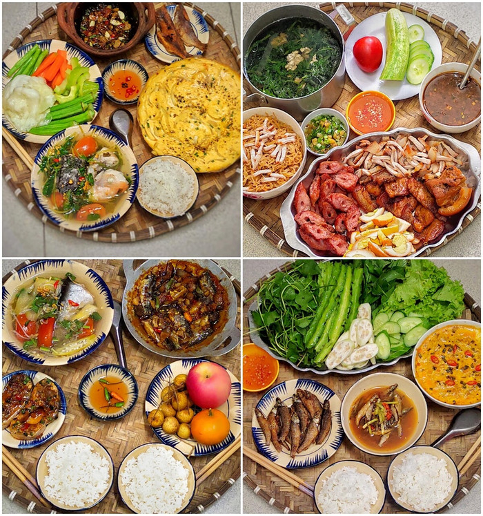 Những bữa cơm miền Tây đẹp mắt. Ảnh: Phan Phương/Eva