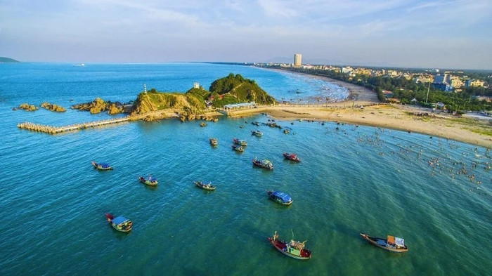 Biển Cửa Lò dịu dàng.&nbsp;
