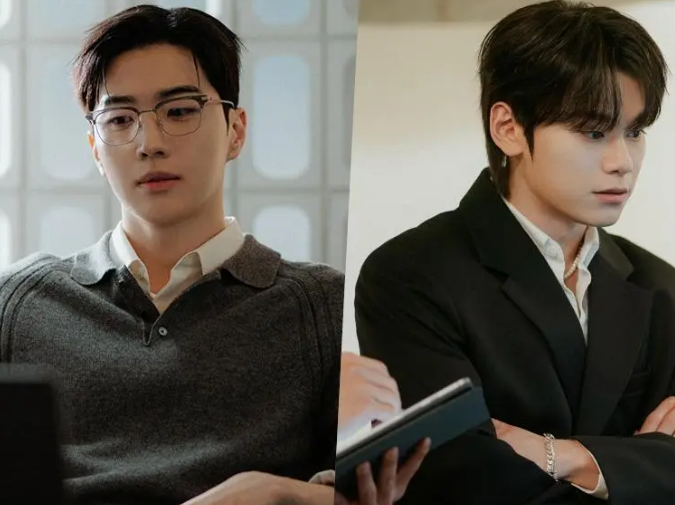 Kang Hoon và Cha Woo Min vào vai hai cộng sự từng là bạn học trong My Bias, My Boss.